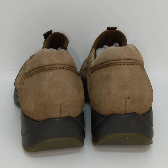 Bass Suede Wedge Women's Pre-owned Brown Slip-on Loafers - sz. 7 1/2 - Picture 4 of 6